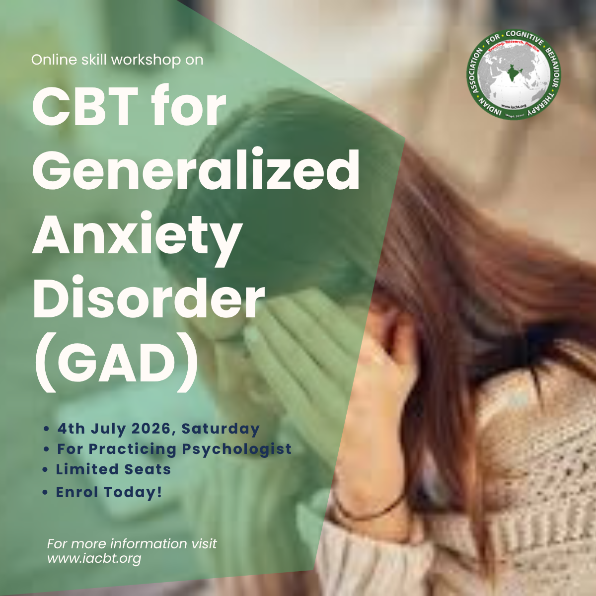 CBT for Generalized Anxiety Disorder workshop